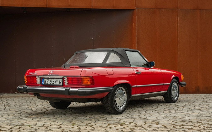 Mercedes-Benz SL cena 99000 przebieg: 270000, rok produkcji 1987 z Warszawa małe 596
